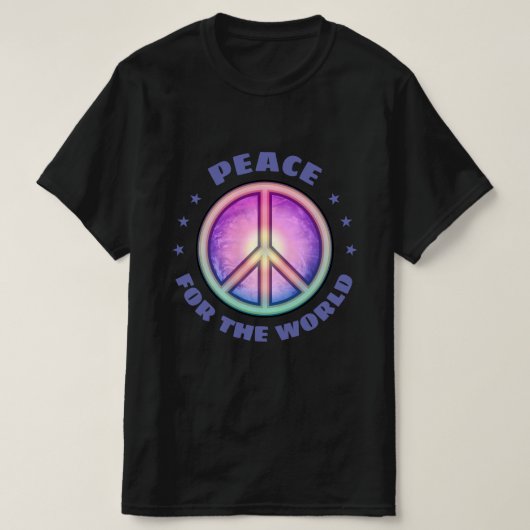 世界の平和☮ Tシャツ (デザイン正面)