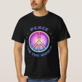 世界の平和☮ Tシャツ (正面)