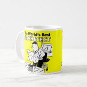 世界の建最高の築家 コーヒーマグカップ (正面左)