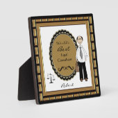 世界の弁護士最高の男性プラーク フォトプラーク (正面)