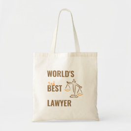 世界の弁護士最高の。同僚ギフトアイディア。弁護士 トートバッグ