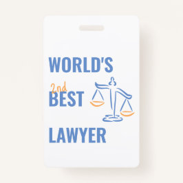 世界の弁護士最高の。同僚ギフトアイディア。弁護士 バッジ