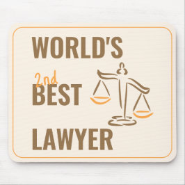 世界の弁護士最高の。同僚ギフトアイディア。弁護士 マウスパッド