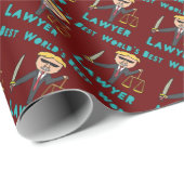 世界の弁護最高の士 ラッピングペーパー (ロールコーナー)