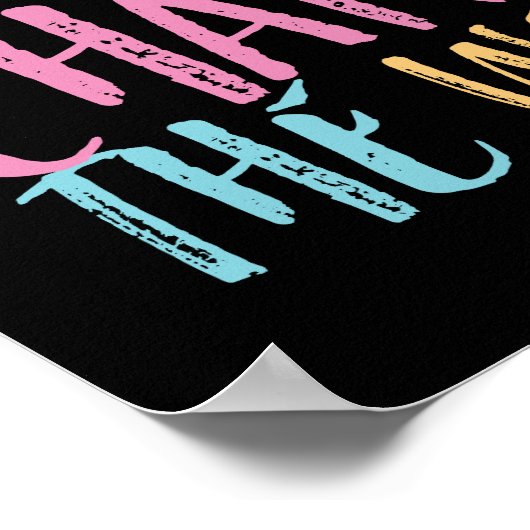 世界の引用文を変える感動的力 ポスター (角)