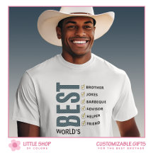 世界の弟の最高のチェックリストパーソナライズされた