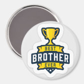 世界の弟最高ののマグネットギフト マグネット (正面/裏面)