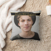 世界の彼氏最高の撮影装飾用クッション クッション (ブランケット)