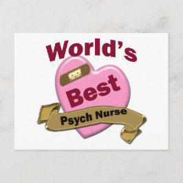 世界の心理最高のナース ポストカード