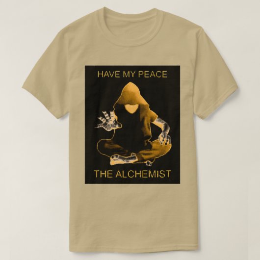 世界の恐怖を吸い込んで変身させる Tシャツ (デザイン正面)