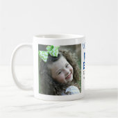 世界の愛よ最高のり2ポップ・アートの写真コラージュ コーヒーマグカップ (左)