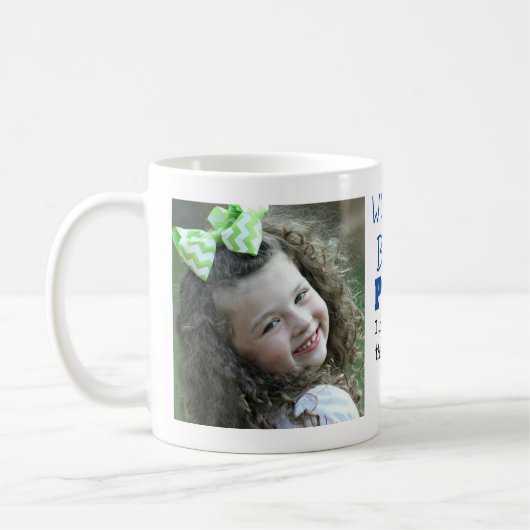 世界の愛よ最高のり2ポップ・アートの写真コラージュ コーヒーマグカップ (左)