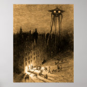 世界の戦争と酔った群衆 ポスター (正面)