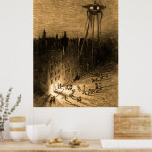 世界の戦争と酔った群衆 ポスター (キッチン)