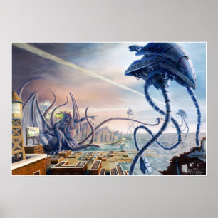 世界の戦争対Cthulhu ポスター