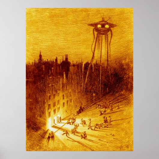 世界の戦争H G Wells Alvim Corera 1906 ポスター (正面)