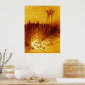 世界の戦争H G Wells Alvim Corera 1906 ポスター (キッチン)