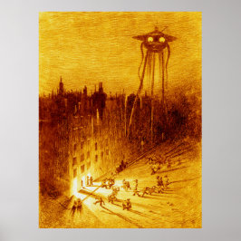 世界の戦争H G Wells Alvim Corera 1906 ポスター