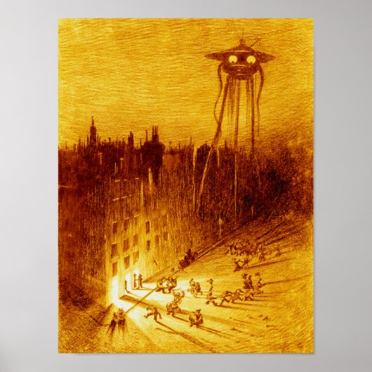 世界の戦争H G Wells Alvim Corera 1906 ポスター (正面)