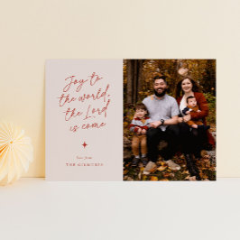 世界の手書き宗教クリスマスへの喜び シーズンカード