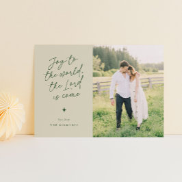 世界の手書き宗教クリスマスへの喜び シーズンカード