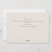 世界の手書き宗教クリスマスへの喜び シーズンカード (裏面)