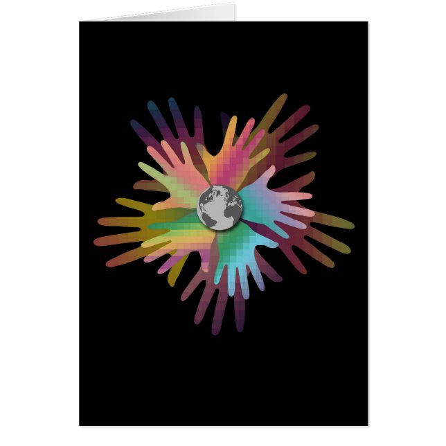 世界の手 (正面)