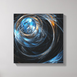 世界の抽象芸術アートブラック&ホワイト キャンバスプリント