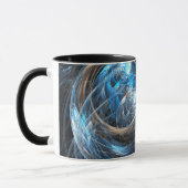 世界の抽象芸術マグカップ マグカップ (左)