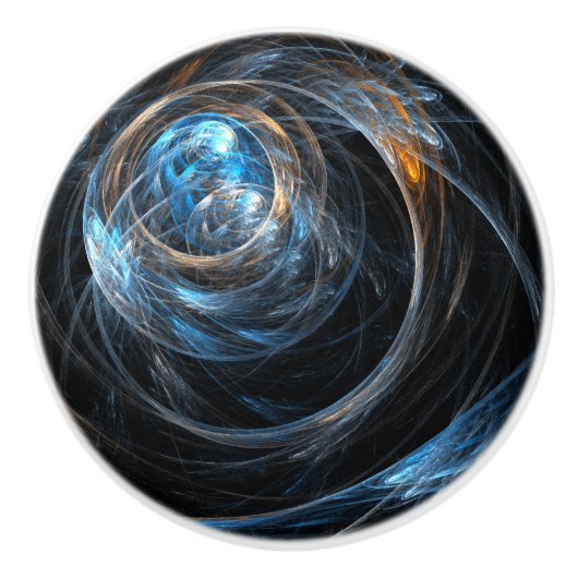 世界の抽象芸術 セラミックノブ (正面)