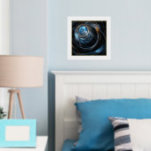 世界の抽象芸術 箔ポスター (インサイチュ (寝室))