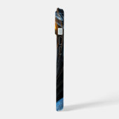 世界の抽象芸術 iPhone 15ケース (左側面)