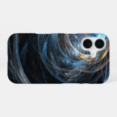 世界の抽象芸術 iPhone 16ケース (裏面横)