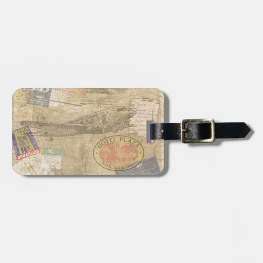 世界の探検家のギア ラゲッジタグ (正面横)