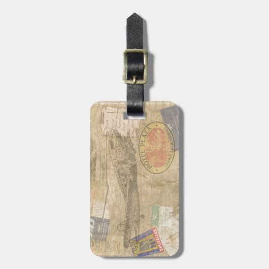 世界の探検家のギア ラゲッジタグ (正面縦)