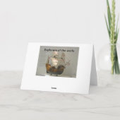 世界の探検家のリーフErikson、船、 カード (裏面)