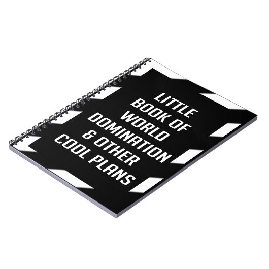 世界の支配とその他の計画の小さなカッコいい本 ノートブック (左側)
