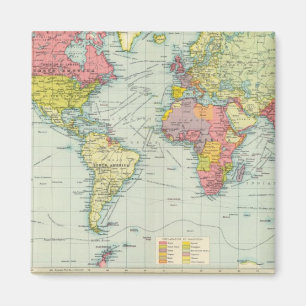 世界の政治地図 マグネット