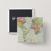 世界の政治地図 缶バッジ (正面&裏面)