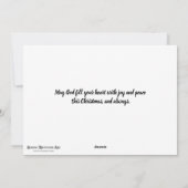 世界の救い主聖なる書物、 経典かわいいネズミアート シーズンカード (裏面)