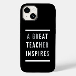世界の教師の日 Eat Teach Inspire Case-Mate iPhone 14ケース