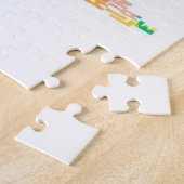 世界の文字地図 ジグソーパズル (側面)