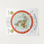 世界の新しい標準地図 タペストリー (正面(横))