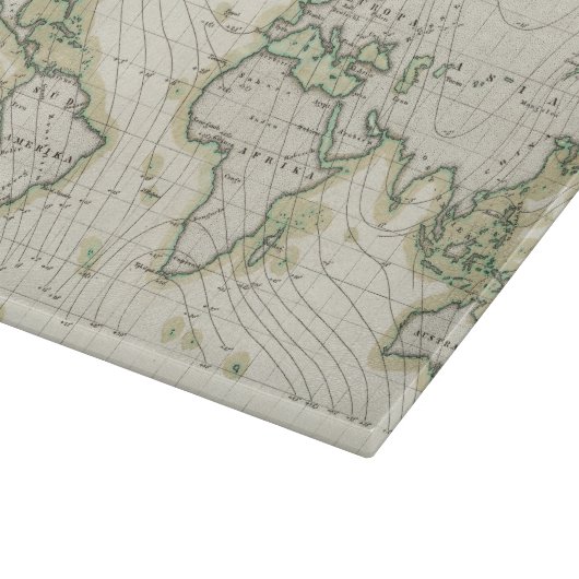 世界の方位角 カッティングボード (角)