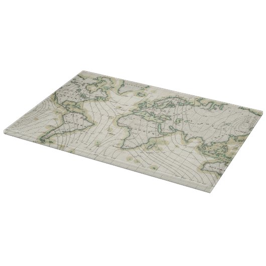 世界の方位角 カッティングボード (角)