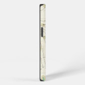 世界の方位角 iPhoneケース (右側面)