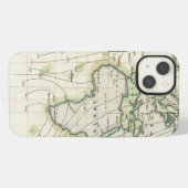 世界の方位角 iPhoneケース (裏面横)
