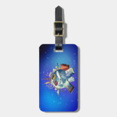 世界の旅行名所 ラゲッジタグ (正面縦)