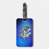 世界の旅行名所 ラゲッジタグ (裏面縦)