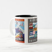 世界の旅行者マグ ツートーンマグカップ (正面左)